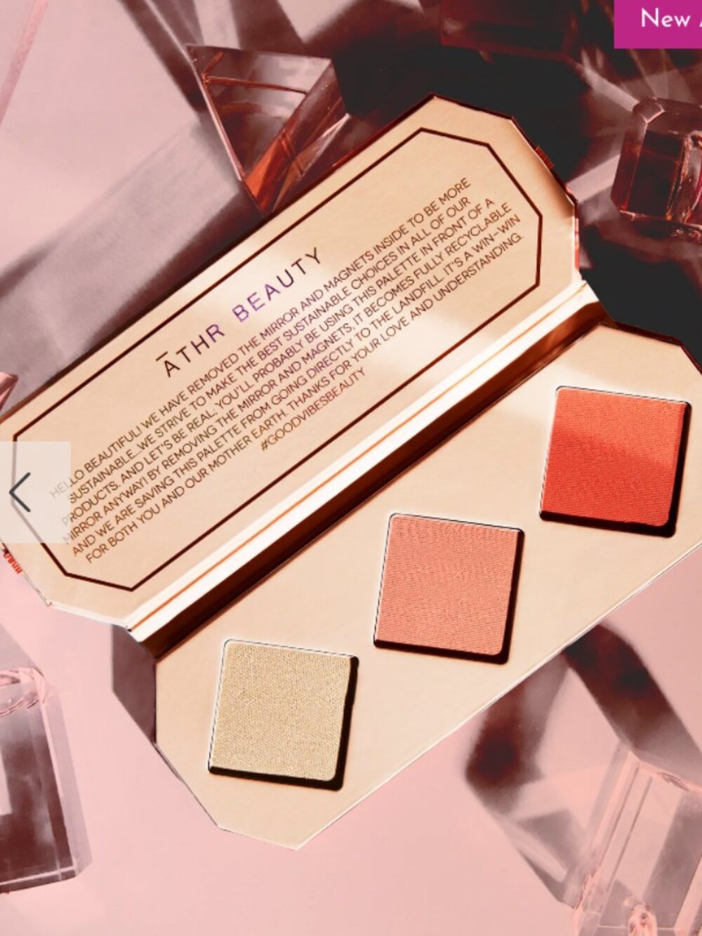 Athr Beauty Crystal Charged Cheek Palette NEW